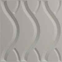 Panel Dinding PVC 3D Harga Grosir MOI, Anti Air, Anti Lembab, Dekoratif Geometris untuk Ruang Tamu, Hotel, Vila