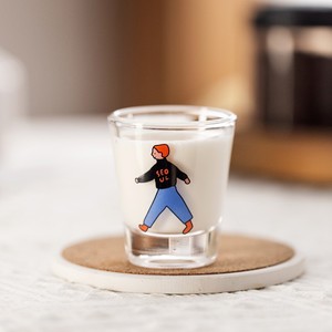 <b>Espresso</b> <b>Cup</b> 45ml Glass Shot Glass Cartoon Design Transparent For Coffee Or Liquor Party Use - Product Image 2