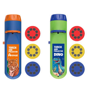 Proyector de antorcha para niños, juego de Ciencia Educativa, libro de cuentos para dormir para bebés, linterna, proyector, juguete de educación temprana (dinosaurio) - Product Image 6