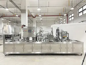 Mesin Pengepakan, Tongkat Biskuit Jari Otomatis Celup Susu Cangkir Memperluas Mesin Kemasan