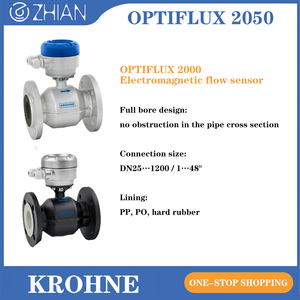 เครื่องวัดการไหลของของเหลว KROHNE แบบแม่เหล็ก DN32 32 มม. OPTIFLUX2050 เซ็นเซอร์วัดการไหลแบบแม่เหล็ก - Product Image 4