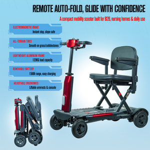 Último Modelo de <span class=keywords><strong>Agosto</strong></span> 2024 Scooter Eléctrico de Movilidad Automático y Ligero para Discapacitados con Control Remoto - Product Image 3
