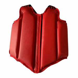 Protège-poitrine en cuir personnalisé avec logo pour la boxe, les arts martiaux mixtes (MMA), le taekwondo, entraînement, protection corporelle, protection anti-dérapante en mousse pour le ventre - Product Image 4