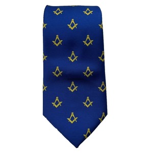 Cravate en soie tricotée et tissée pour hommes, avec carré, pour anciens maîtres maçons et maçons artisans, vente en gros de regalia maçonniques - Product Image 2