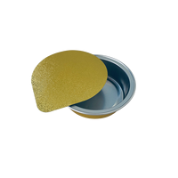 Gobelets de cuisson en aluminium résistants aux hautes températures avec couvercles, capacité 40 ml, qualité alimentaire, jetables pour pouding et desserts