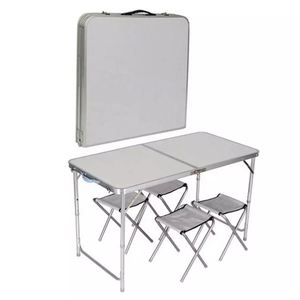 Ensemble de table et de chaises pliantes portables pour le camping, pliables et compactables - Product Image 2