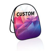 Bannière pliable légère et portable en forme de A, en polyester durable, résistante aux UV et à l'eau, pour la signalisation marketing de rue