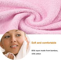 Petits gants de toilette de couleur bleue pour serviette de bain de bébé nouveau-né