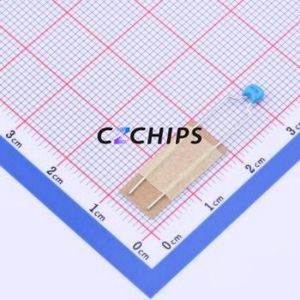 Condensador cerámico monolítico (MLCC) de montaje pasante (THD) RCER71H473K0M1H03A, montaje pasante, paso de pines de 2.5mm, 47nF, 10%, 50V, X7R - Product Image 1