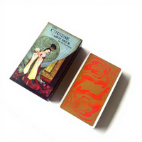 Jeu de cartes de tarot classiques chinoises avec motifs de mythologie chinoise et de Rider-Waite, en papier, pour débutants, jetons de poker
