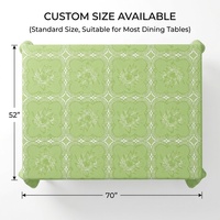 Nappe jetable en PEVA imperméable, pliable, carrée, personnalisable, en plastique, la plus vendue, pour la maison, fabriquée en Chine