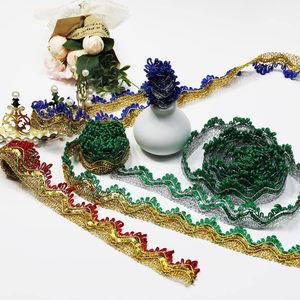Encaje Africano con Lentejuelas Coloridas para Decoración de Ropa, Tela de Tul con Rombos de Alta Calidad en 13 Colores - Product Image 5