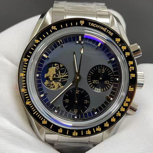 นาฬิกาหรูรุ่นล่าสุด ดีไซน์นักดำน้ำ ตัวเรือนสแตนเลสสตีล กลไก ETA กันน้ำได้ รุ่นลิมิเต็ดอิดิชั่นพร้อมหน้าปัดแบบพอยน์เตอร์ - Product Image 3