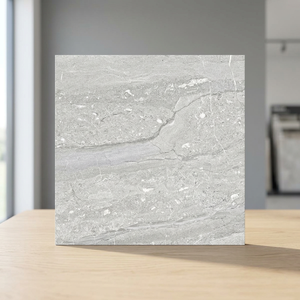 Dyna Grey Marble Look Polished Porcelain Floor Tiles 600x600mm Glossy Ceramic Design for African Importer - Product Image 6