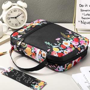 Estuche para Biblia con Cremallera y Asas, Personalizado, Muestra Gratuita, Fundas para Libros, Bolsas de Cuero para Biblias - Product Image 3