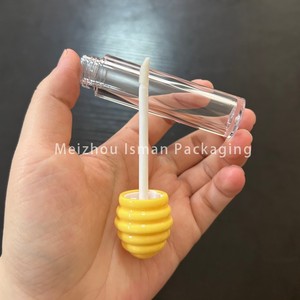 ISMAN Venta al por Mayor <span class=keywords><strong>de</strong></span> Tubos <span class=keywords><strong>de</strong></span> Brillo Labial <span class=keywords><strong>de</strong></span> 3ml y 5ml con Diseño <span class=keywords><strong>de</strong></span> Lollipop, Envases Únicos en Forma <span class=keywords><strong>de</strong></span> Biberón y Tarro <span class=keywords><strong>de</strong></span> Miel, Mini Contenedores Cosméticos con Logotipo Personalizado - Product Image 4
