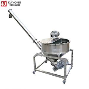 Transportador de tornillo móvil disponible para polvos de sabor con correa de goma duradera - Product Image 5