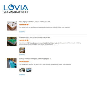 Lovia kích thước lớn vườn thư giãn bồn tắm nước nóng EL mejor Spa AL Aire Libre chăm sóc sức khỏe Ngoài trời xoáy nước 5-6 người bồn tắm nước nóng giá rẻ - Product Image 6