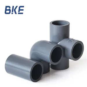 Industrial grade water supply pipe fittings PVC three elbow direct fish tank