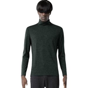 Maglietta Base Layer da Uomo in 100% Lana Merino a Maniche Lunghe, Stile Giapponese, Tinta Unita, Traspirante e Assorbente - Product Image 5