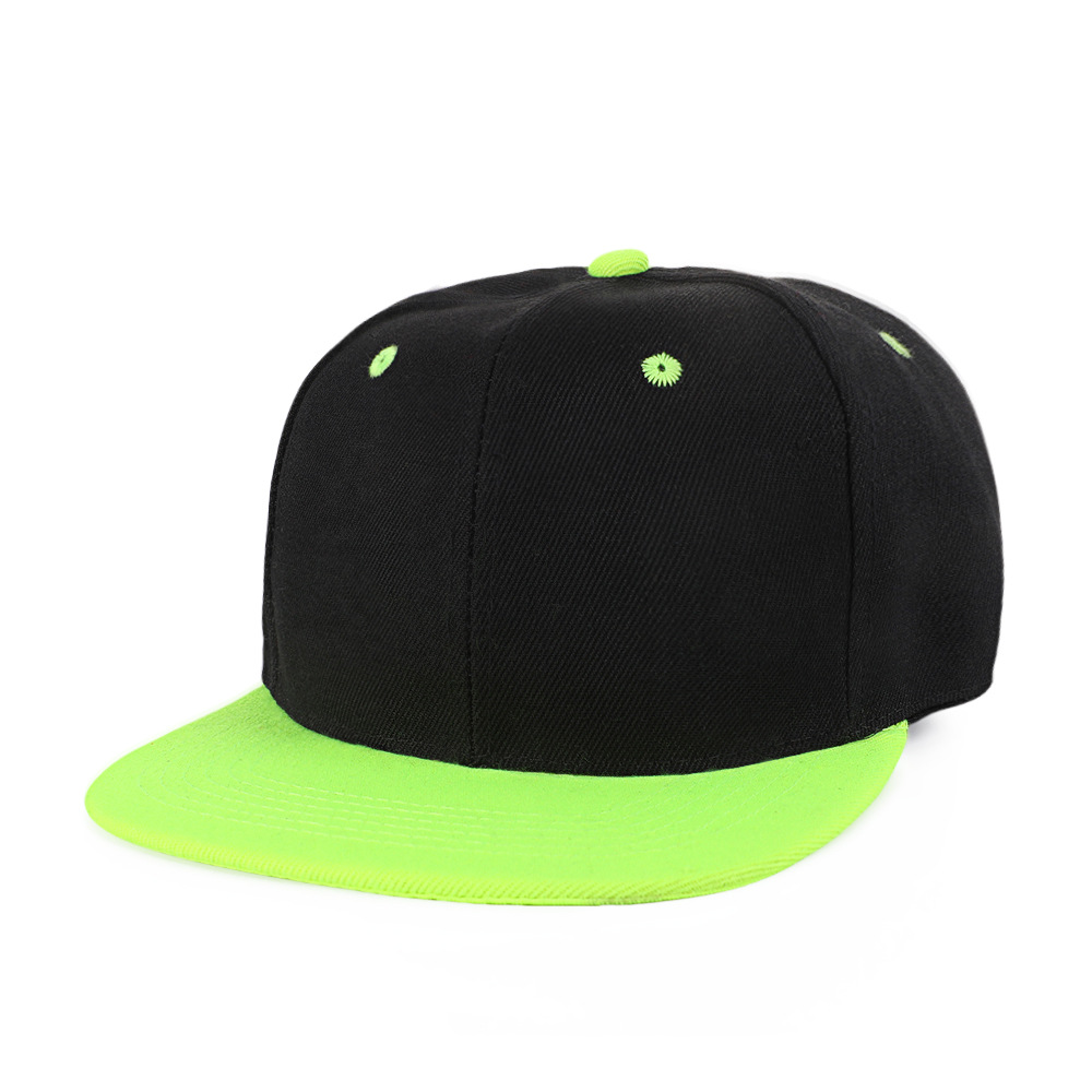 Black + fluorescent green