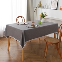 Nappe moderne en PVC écologique, résistante à l'huile, imperméable, motif floral, facile à nettoyer, pour mariage, avec tissu PEVA