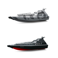 Bateau télécommandé 2,4 GHz, bateau RC à grande vitesse, navire RC électrique avec système étanche et avertisseur de batterie faible, 20 km/h