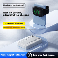 Chargeur sans fil magnétique intelligent pour montre connectée avec support de charge rapide PD 22,5 W et batterie externe 10000 mAh