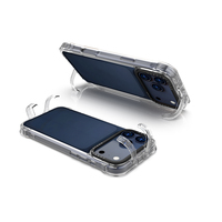 Coque de téléphone portable en acrylique transparent pour iPhone 17 Pro Max, coque rigide transparente pour iPhone 11 12 13 14 15 16 pour iPhone 17 Air