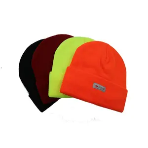 Premium Quality Acrylic Knit Cuff Beanie with 3M Thinsulate Lining for Winter Outdoor Sports