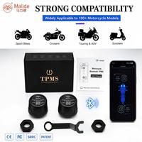 TPMS Eksternal 2 Roda BLE5.4 Deteksi Kebocoran Lambat Tahan Air IP67 Baterai Dapat Diganti Akurasi Tinggi ±2.5kPa Grosir Kustom dalam Jumlah Besar