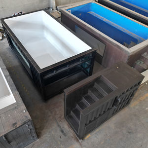 Piscine hors sol en acrylique transparent, conteneur en fibre de verre, spa préfabriqué pour la famille, fournitures pour la maison, cascade - Product Image 2