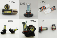 Nouvelle Ampoule LED Auto Super Lumineuse Blanc Rouge 12V S25 1156 1157 BAY15D 7440 7443 54SMD 3030 54LED pour Feux Anti-Brouillard, Sans Erreur, Accessoire Automobile