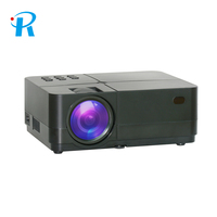 Projecteur LED HD 720P Ruiying H3 Noir, Nouveau Design, Certifié FCC CE ROHS PSE, pour Home Cinéma et TV