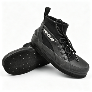Stivali da Pesca OEM ODM con Suola in Feltro e Borchie in Acciaio, <span class=keywords><strong>Scarpe</strong></span> Antiscivolo in Neoprene Premium per Pesca in <span class=keywords><strong>Mare</strong></span>, Produzione all'Ingrosso - Product Image 3