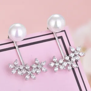 Venta al por mayor 24K chapado en oro de moda estilo coreano pendientes de puño Dubai inspirado en la joyería de acero inoxidable - Product Image 1