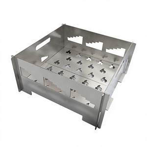 YW Hardware Manufacture Fabrication sur mesure de plaques en acier inoxydable découpées au laser pour foyer extérieur à encastrer - Service de fabrication professionnel - Product Image 1