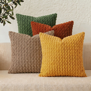 Fodere per <span class=keywords><strong>cuscini</strong></span> rettangolari in morbido velluto a coste 30x50 cm con texture a bolle 3D per divano, camera da letto, decorazioni per la casa (Grigio) - Product Image 2