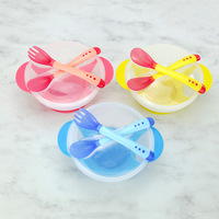 Bols à succion en plastique pour bébé, vente en gros, avec couvercle de cuillère, qualité alimentaire écologique, ensembles de vaisselle d'alimentation pour bébé, Direct d'usine