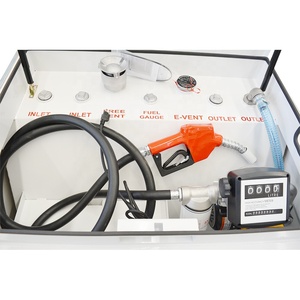 Station mobile et portable de haute qualité 2000L/250 gallons avec pompe à double paroi montée sur remorque pour essence - Product Image 2