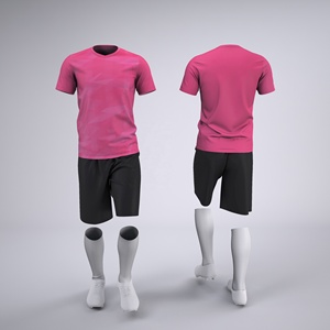 Jersey sepak bola kustom cetak pria, kemeja sepak bola seragam sublimasi - Product Image 2