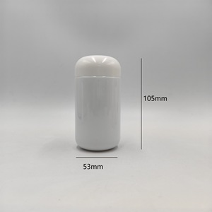 Frascos Cilíndricos de Medicina <span class=keywords><strong>100ml</strong></span>/120ml/150ml/170ml com Tampa Rosqueada, Colarinho de PP, Impressão em Serigrafia Colorida e Acabamento Brilhante em <span class=keywords><strong>PET</strong></span> - Product Image 6