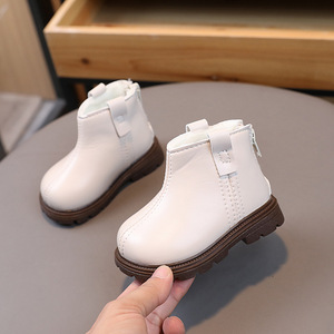 Children Girls Korean British Style Winter Autumn Soft Bottom Anti-slip Kids Girl <b>Ankle</b> Boots - Product Image 6