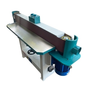 Banda transportadora vertical metálica para máquina de desbarbado y pulido de madera con banda de ensanche para el acabado de bordes de madera maciza - Product Image 2