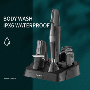 <span class=keywords><strong>Kemei</strong></span> KM-5029 Meilleur Rasoir Électrique Sans Fil 5-en-1 Multi-têtes pour la Maison, Tondeuse Lavable, Vente en Gros - Product Image 3
