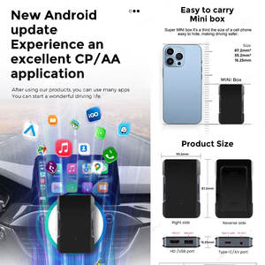 2gb 16gb Carplay Android Mini Ai Box netflix e <span class=keywords><strong>youtube</strong></span> incluso adattatore per riproduzione Auto iphone Dongle adattatori Wireless - Product Image 6