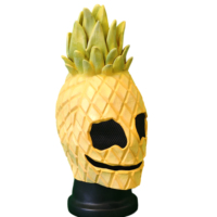 Nouveauté Ananas Homme Fruit Masque Drôle Halloween Costume Party Latex Masque Jaune