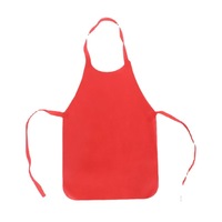 Tablier promotionnel personnalisé Tablier pour enfants en tissu non tissé imprimé de dessins animés Tablier non tissé de peinture de cuisine avec logo imprimé