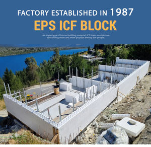 Machine de moulage de forme EPS moderne Double Rebar T-<span class=keywords><strong>Angle</strong></span> ICF Block avec module de connexion pré-intégré Design pour villas - Product Image 5