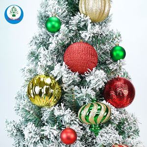 2025 Usine Nouvelle Conception De Haute Qualité Étanche Boule De Noël Décorative Réutilisable Moderne En Plastique Boule De Noël - Product Image 2